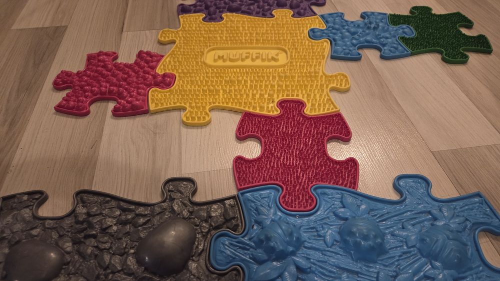 Covoras ortopedic puzzle, 11 piese