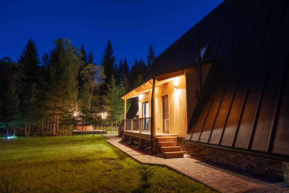 Cabana A frame cu ciubar Timber Loft Toplita