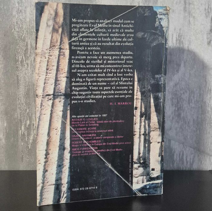 Henri-Irenee Marrou, Sfantul Augustin si sfarsitul culturii antice