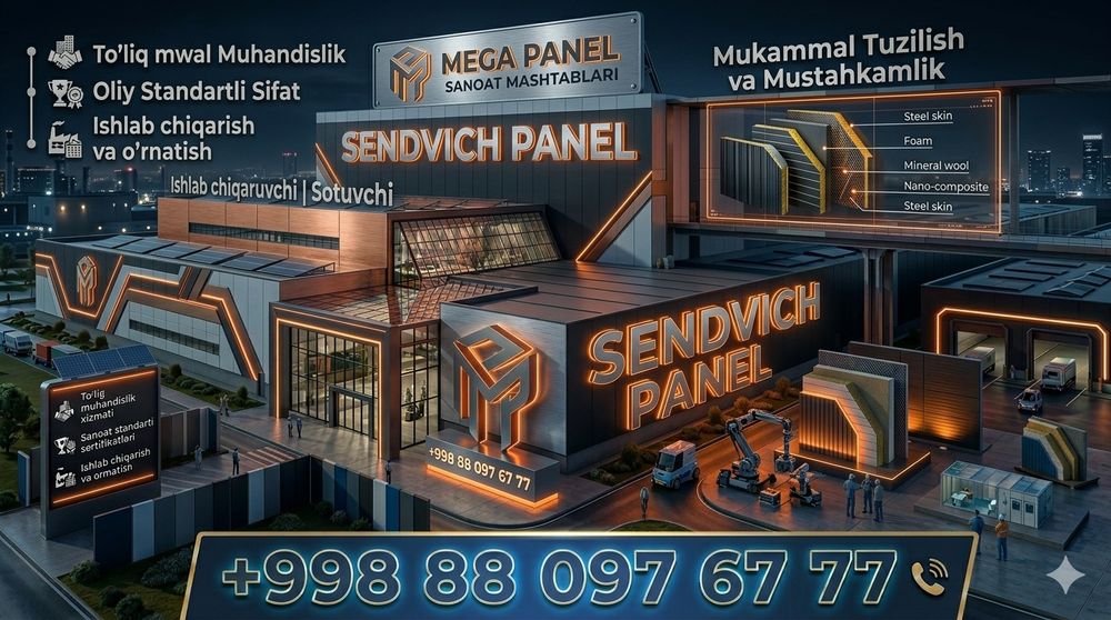 Сендвич панел | Сэндвич панел| Sendvich panel | Сендвич панел ишлаб чи