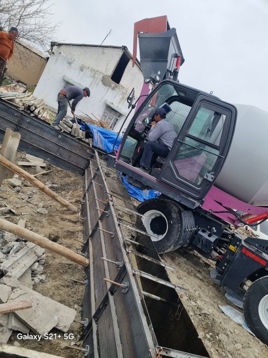 CARMEX билан(10 кунлик иш 1 кунда) Бетон Фундамент, Стяжка куйиш хизм