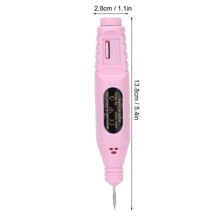 Електрическа пила за  гравиране, маникюр и педикюр с комплект свредла