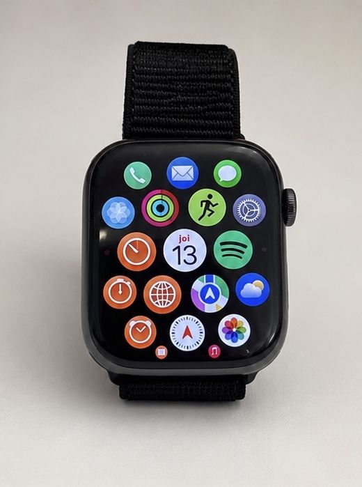 Apple Watch Series 8 2022 GPS + Cellular, Graphite Stainless Steel 45mm, Ca nou