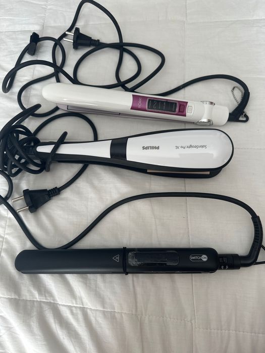 Placă de păr Philips, solac, și switchon