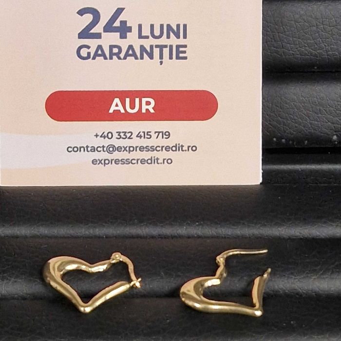 Cercei Aur 14K - 1.96 grame ( B34487 / Ag28 Doi Baieti )