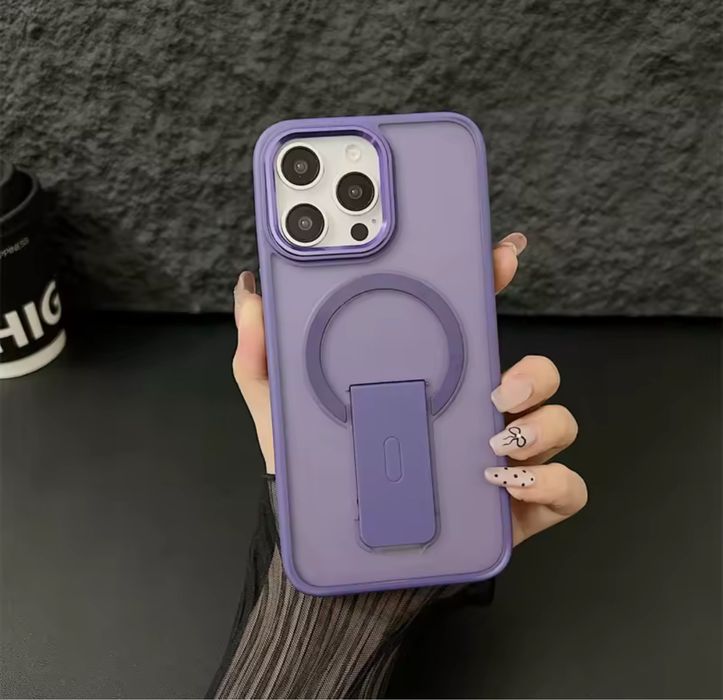 Iphone 16 16 PRO 16 PRO MAX Husa Magsafe Matte Back cu Suport