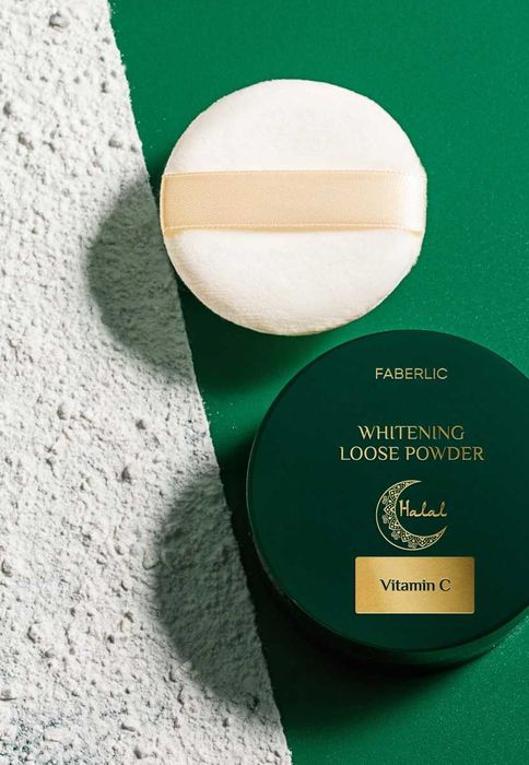 Осветляющая рассыпчатая пудра Halal — ровный матовый финиш без изъянов