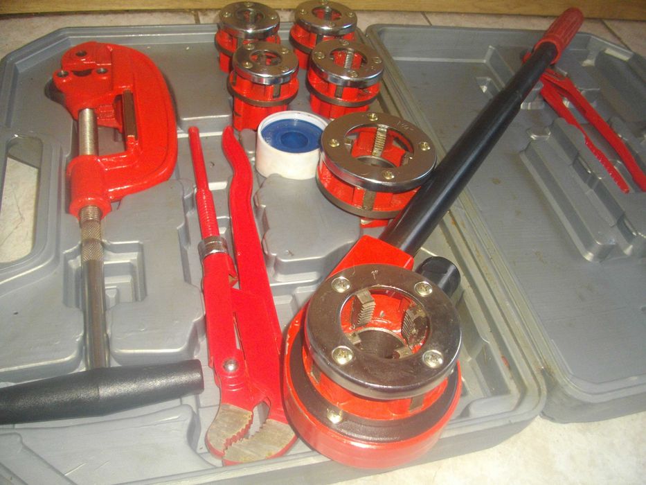 Резбонарезна 3/8-1 1/4 Винтонарезка Пневматичен Голям Такер 60мм Пирон