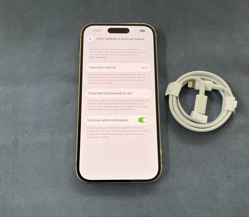 iPhone 14 Pro , CA NOUU , 128 Gb , Neverlock , Gold