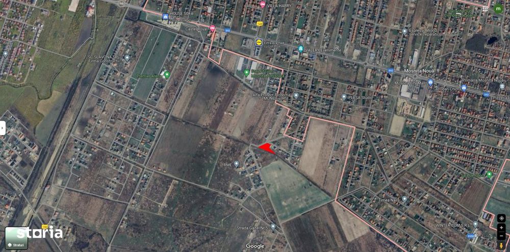 Teren construcții Moșnița Nouă 2260mp