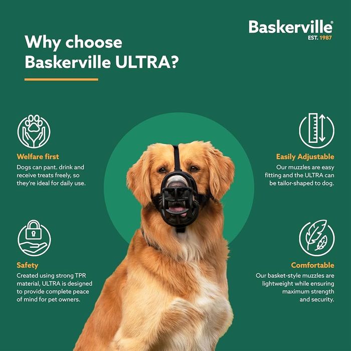 Botniță pentru câini Baskerville ULTRA | Mărimea 5