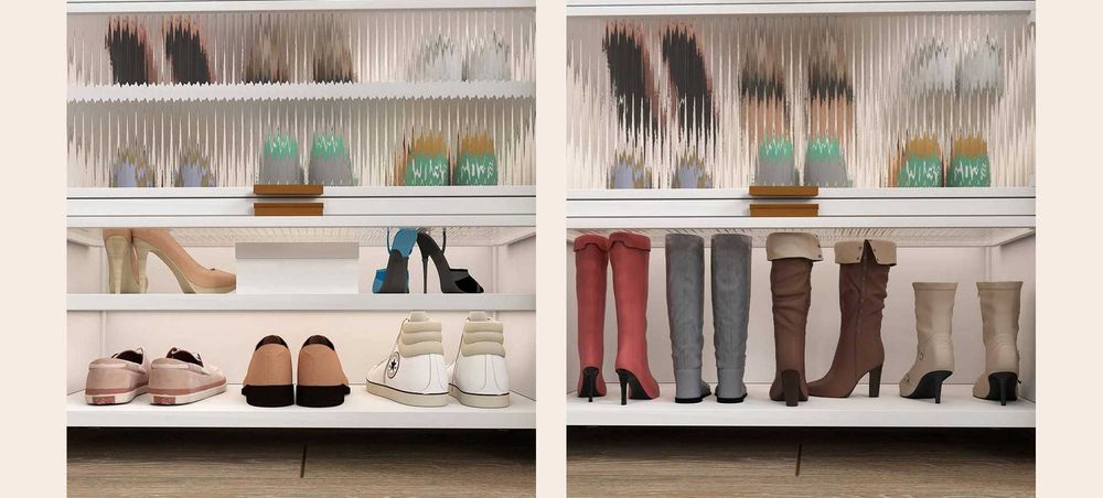 Коридорная обувница/ПВХ панели/сдвижные двери без проникновения пыли