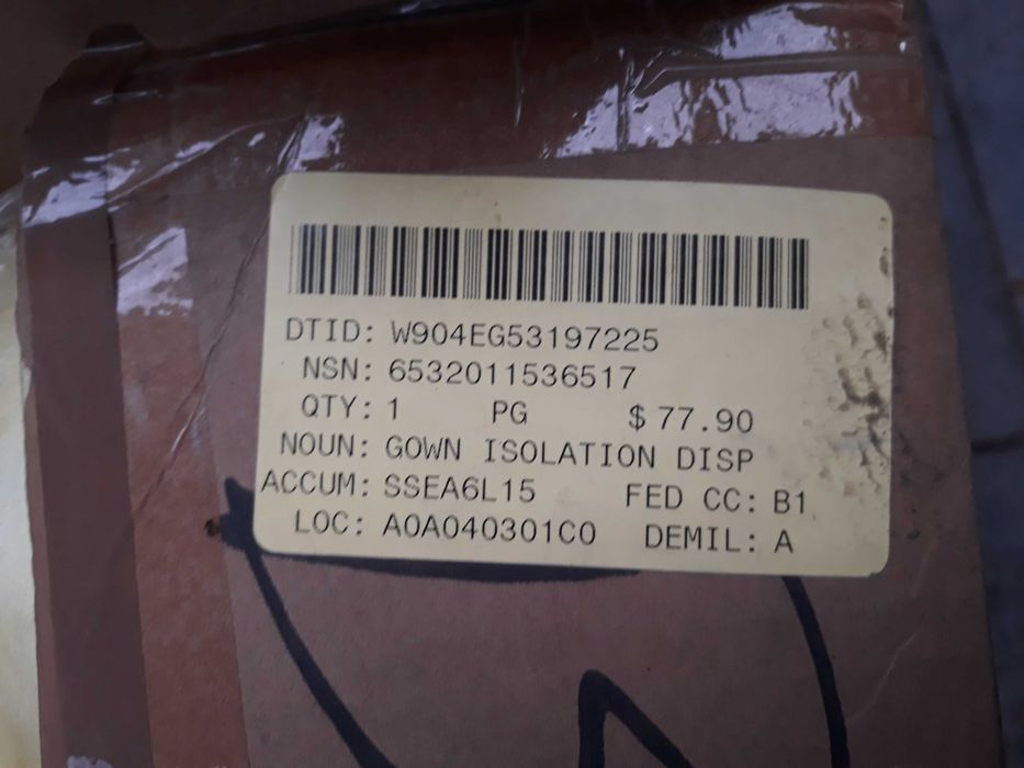 Halat medical unica folosinta. Pachet 10 bucati.