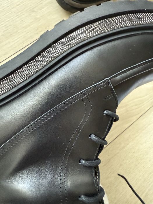 Боти от естествена кожа Brunello Cucinelli