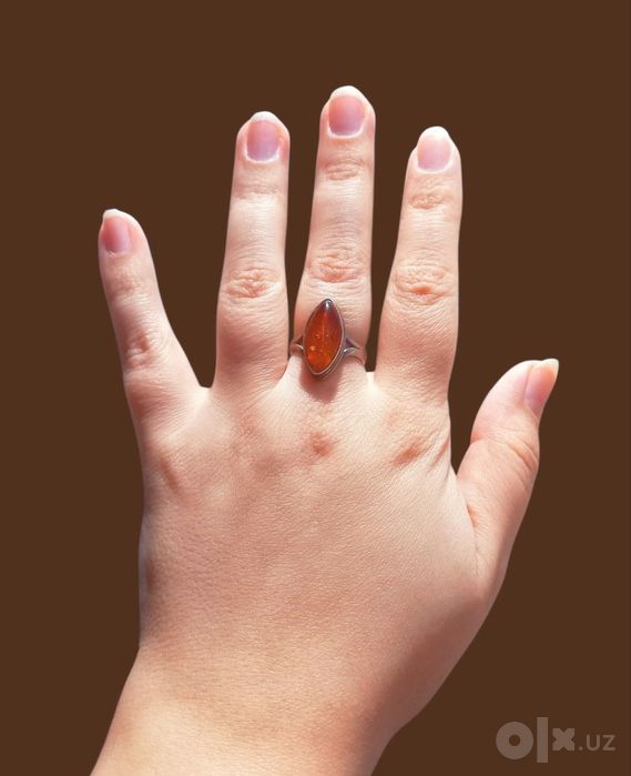 Серебро комплект (янтарь)