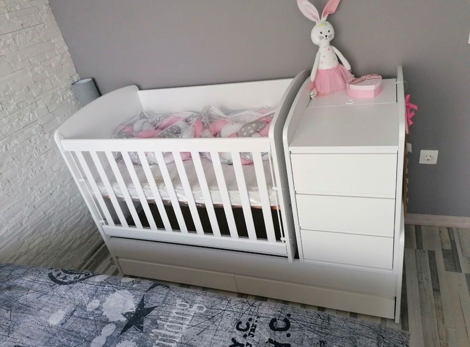 Бебешка Кошара+Юношеско легло Nicolle Baby+ 2 Матрака