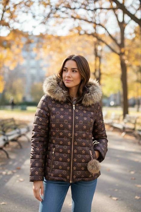 Дамско зимно яке внос от Италия