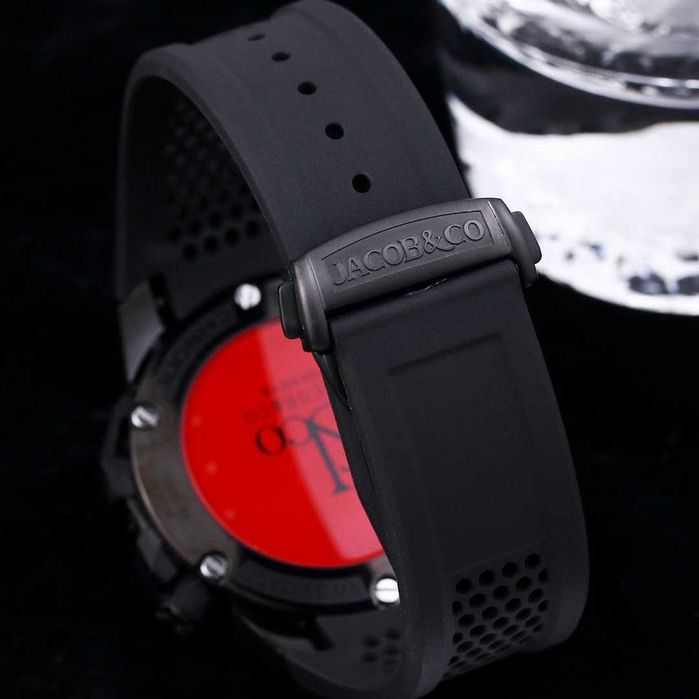 Кварцов мъжки часовник Jacob & Co. Epic X Chrono Black