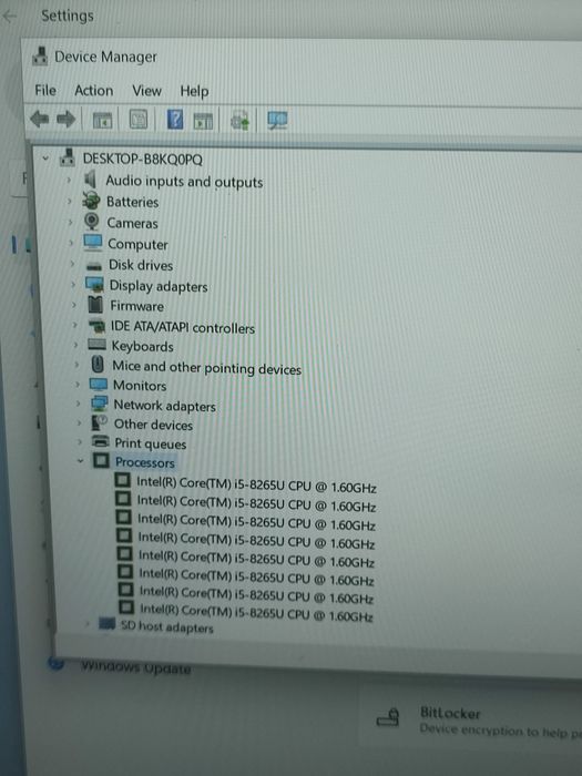 Laptop Lenovo Thinkpad E590 - i5-8265u/ 12gb DDR4/256gb SSD/Baterie OK