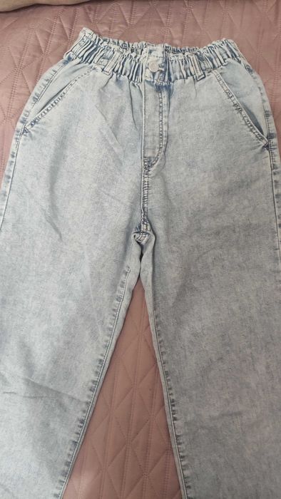 Дънки , летни, 9/10 год, размер 140, за момиче