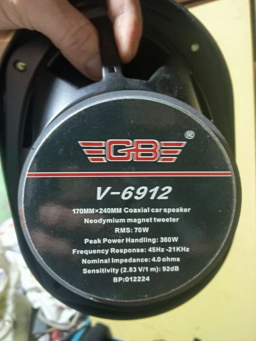 Колонки GB овалы