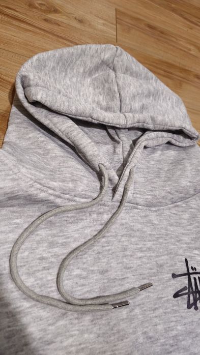 Худи серое Stussy