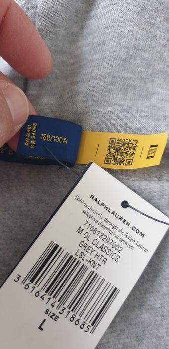 POLO Ralph Lauren Full Zip Mens Size L НОВО! ОРИГИНАЛ! Мъжки Суичер!