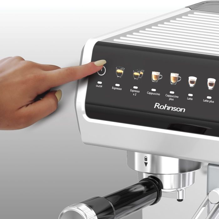 Нова еспресо машина с млечна система Rohnson 98080 20 bar