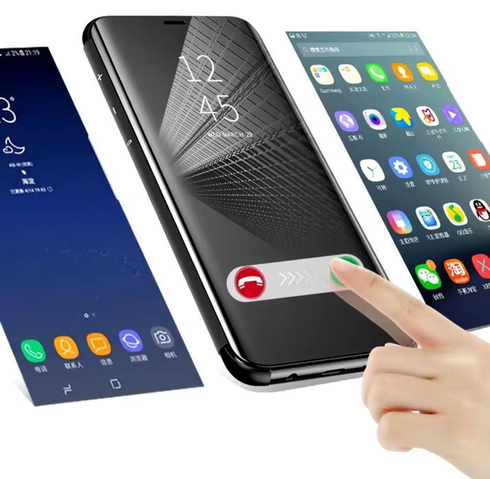 Калъф тефтер - Samsung S21 Ultra - CLEAR VIEW