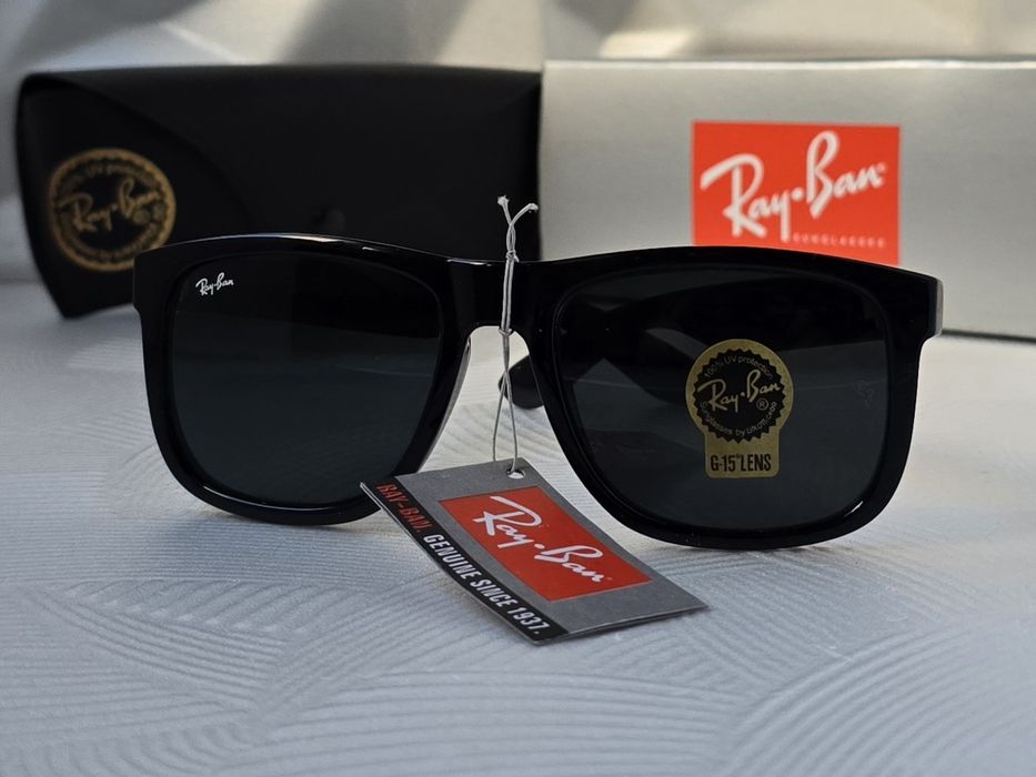 Класически мъжки слънчеви очила черни