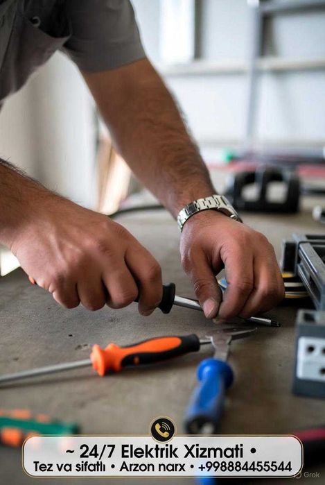 ELEKTRIK XIZMATI |  24/7 | Tez va sifatli |