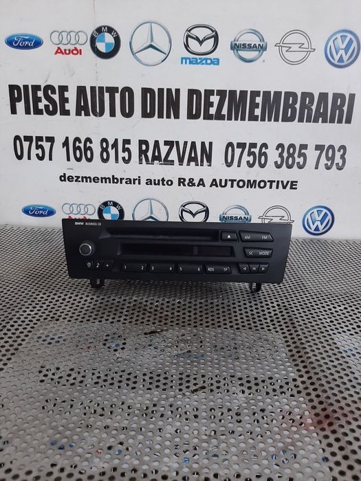 Radio Cd Bmw E90 E91 E92 E93 E87 E81 Cod 9229241 Display Ok Dezmembrez Bmw