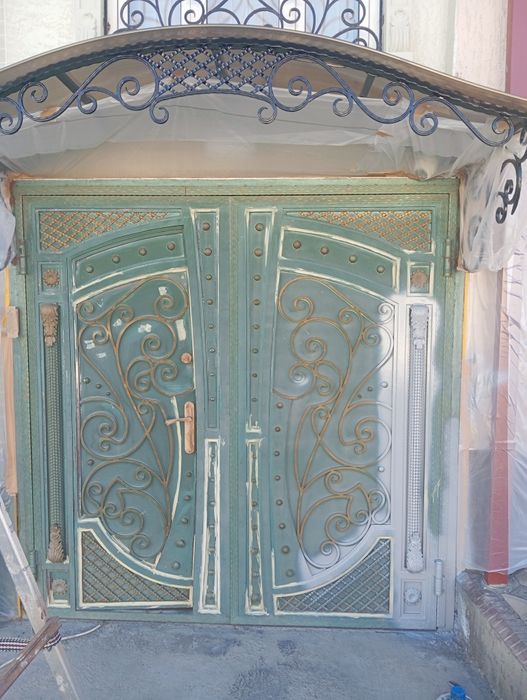 Покраска ворот ремонт