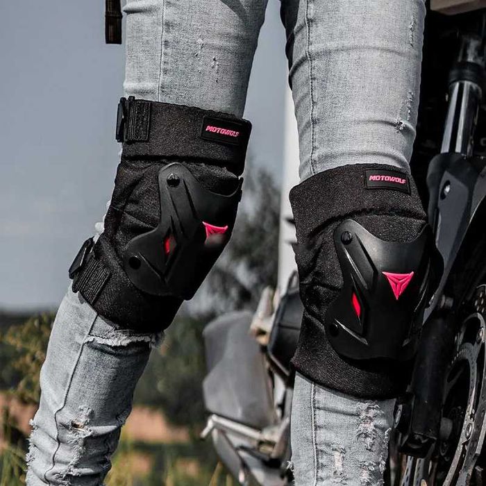 Set protectii moto genunchere si cotiere 4 piese PP Shell 600D oxford