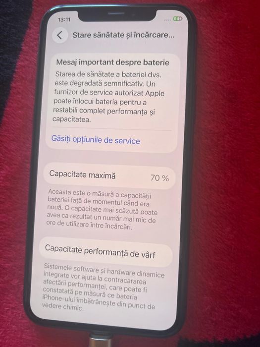 Vand iphone 11 pro 256 GB spart pe spate