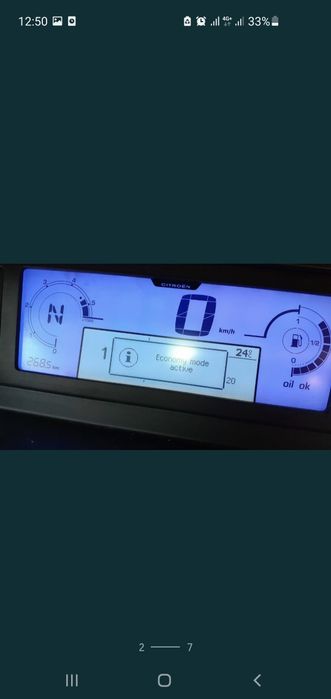 Maneta ștergătoare volan modul frana  de mana bloc lumini Citroen C4