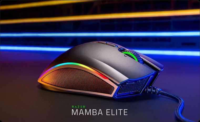 Mouse Gaming Razer Mamba Elite RGB 16K dpi RZ01-02560100-R3M1 Sigilat