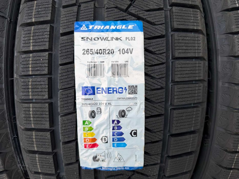 4 anvelope iarna 265-40-20 Audi A6 A7 A8 Honda crv-7 Mercedes GT Mercedes E class AMG EQE R class SL class Cauciucuri 265-40-20 iarna