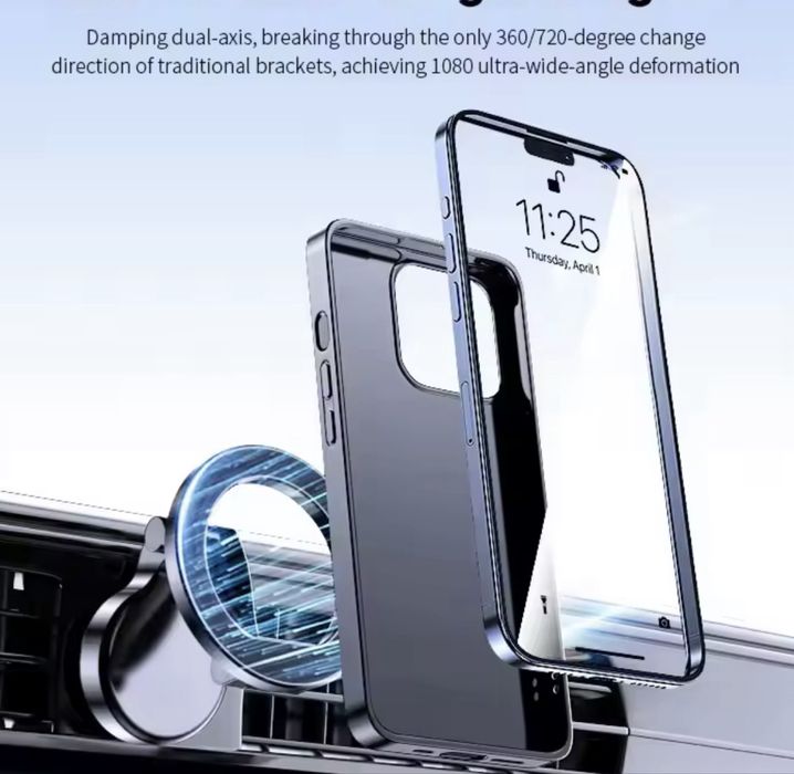 Suport auto magnetic telefon, rotatie 360