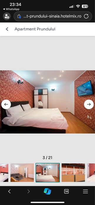 Apartament 2 camere , 62m2, Sinaia