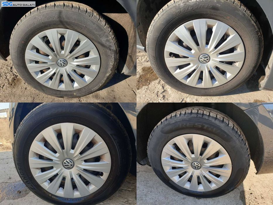 Set 4 Jante Roti Tabla Anvelope Vara Dot 2019 195 65 15 R15 5x112 Audi A4 B6 2001 - 2005 Cod jt15cavvsdgb1