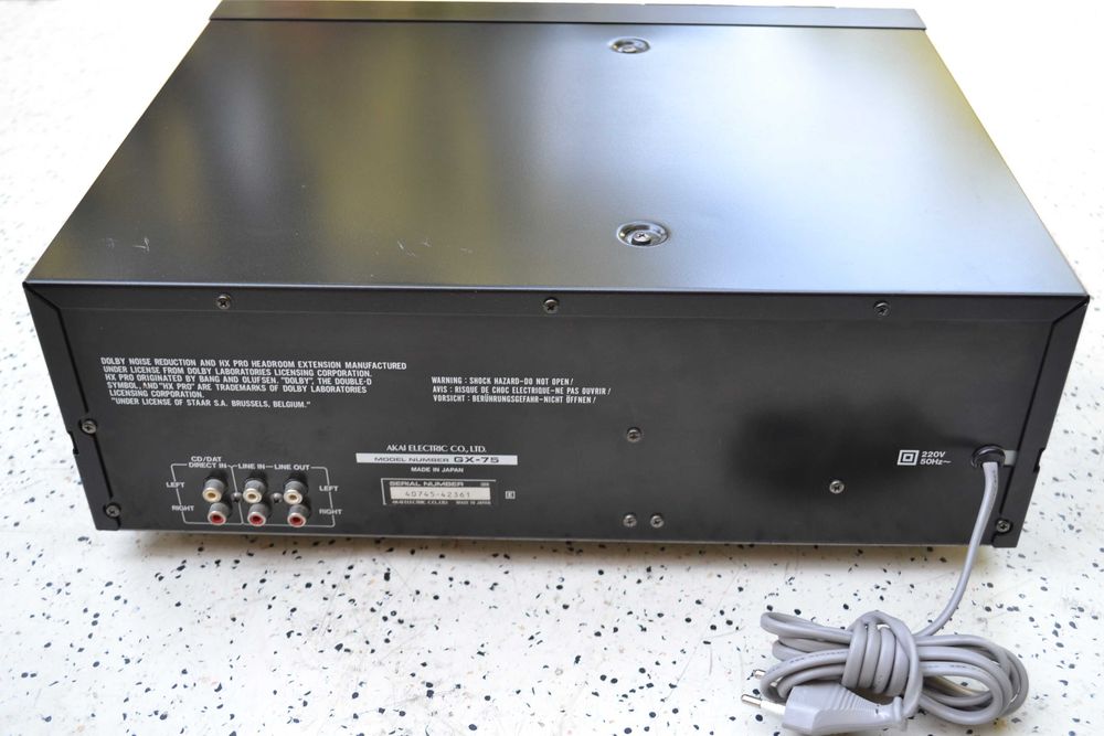 Deck Akai model GX 75