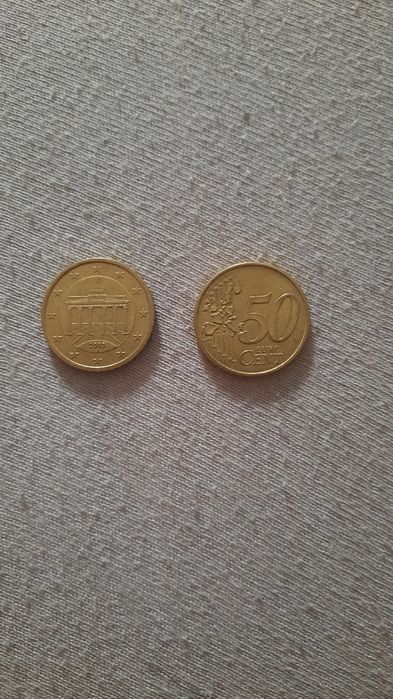 Vand 2 monede 50 cent an 2003