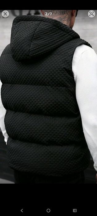 Мъжки нов елек , черен