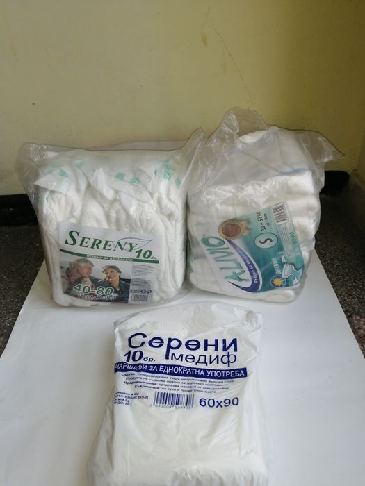 Пелени за възрастни чаршафи за еднократна употреба