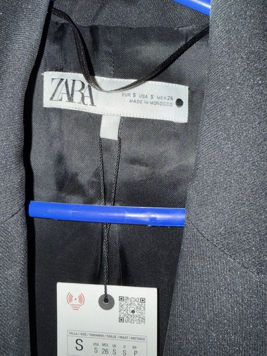 Sacou Zara negru femei nou