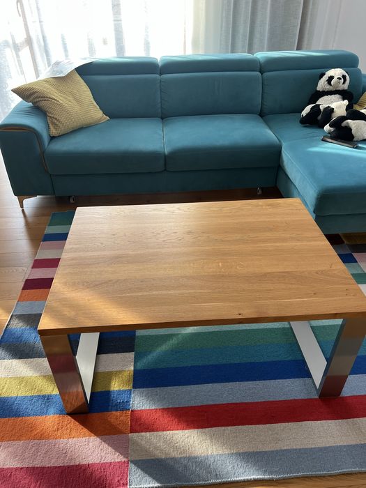 Masuta cafea stejar masiv 100x70