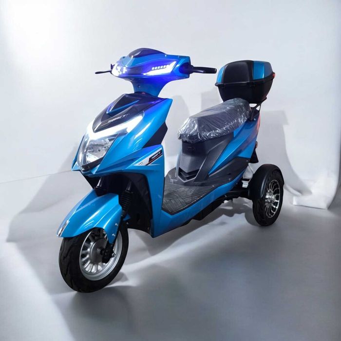 Електрически скутер-триколка Electric Sport 2000W | 60V | 24AH | BLUE