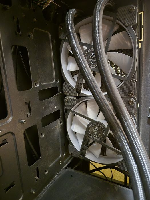 Carcasa, aio 280 mm, ventilator noctua