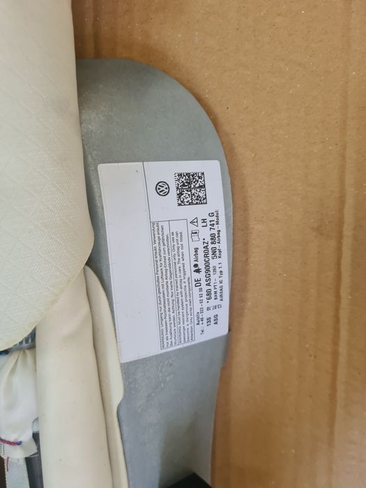 Airbag cortina Tiguan 5N 2009 - 2012